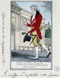 Louvre: esthetische kritiek van het Louvre. 18e-eeuwse gravure.
