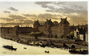 Louvre onder Lodewijk XIV in 