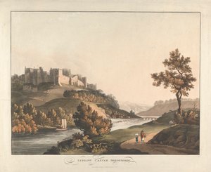Ludlow Castle, Shropshire door Unknown artist