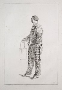Man staand door Unknown artist