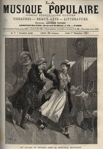 Marie Justine Benoite Duronceray, genaamd Madame Favart, en Rochart in 