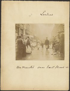 [Markt in Earl Street]. door Unknown artist