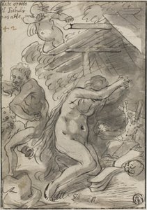 Maria Magdalena in de wildernis door Unknown artist