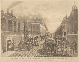 Brouwerij van Messrs. Truman, Hanbury, Burton & Co. door Unknown artist
