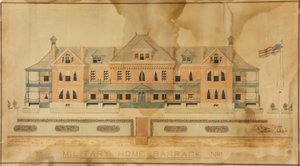 Militair Tehuis Barak Nr. 1, presentatietekening door Unknown artist