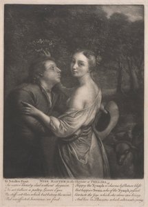 Miss Rafter (1711-1785) in de Rol van Phillida