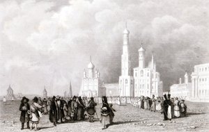 Moskou. Kerk van Ivan Velik door Unknown artist