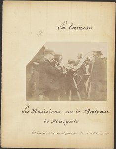 [Muzikanten op de boot van Margate]. door Unknown artist