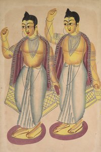 Nitai en Gaur door Unknown artist