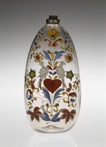 Voedings- of medicijnfles, ca. 1750-1800 door Unknown artist