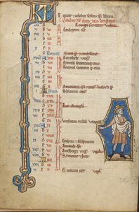 Oktober Agenda Pagina; Zaaien door Unknown artist