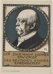 Otto Graaf van Bismarck door Unknown artist
