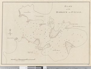 Pagina 37c Plan van de haven van St. Lucia