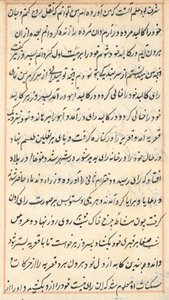 Pagina uit Verhalen van een Papegaai (Tuti-nama): tekstpagina door Unknown artist