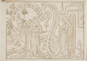 Pagina uit het Canticum Canticorum (Het Hooglied van Salomo) door Unknown artist