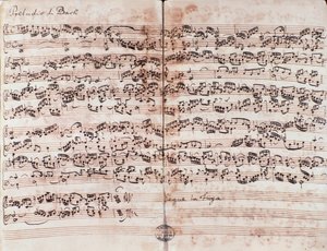 Pagina van Prelude in C in Das Wohltemperierte Klavier door Johann Sebastian Bach