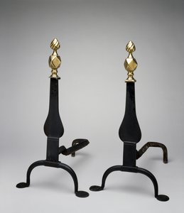 Paar Andirons