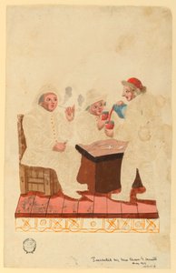 Boeren in een cabaret