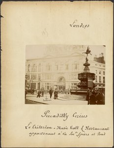 [Piccadilly Circus en Criterion Theatre]. door Unknown artist