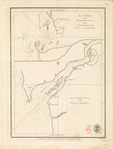 Plan van Choul en Surat Rivier door Unknown artist