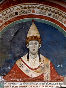 Paus Innocentius III (detail)