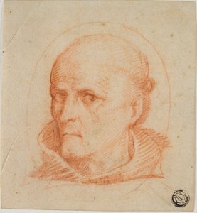 Portret Hoofd van een Franciscaner Monnik