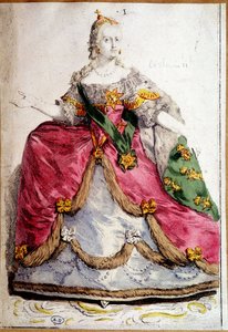 Portret van Catharina II van Rusland door Unknown artist