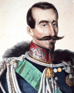 Portret van Alfonso Ferrero, Markies de La Marmora (1804-1878), Italiaanse generaal en politicus door Unknown artist