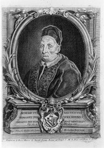 Portret van Benedictus XIII (1649 - 1730).