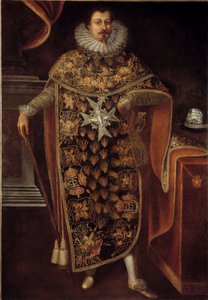 Portret van Charles Henri de Clermont Thonnerre (1571-1640) in ridderkleding van de Orde van de Heilige Geest door Unknown artist