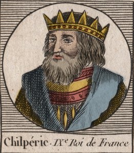 Portret van Chilperic I door Unknown artist