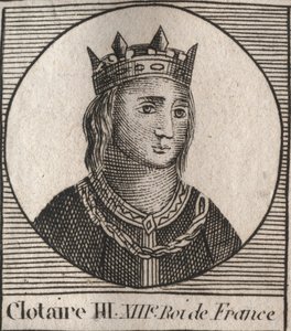 Portret van Clothaire III door Unknown artist