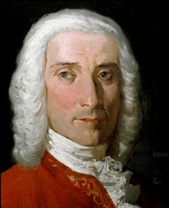 Portret van Domenico Scarlatti (1685-1757), Italiaanse componist. Anoniem schilderij uit de 18e eeuw. Napels, Conservatorio di Musica San Pietro a Majella.