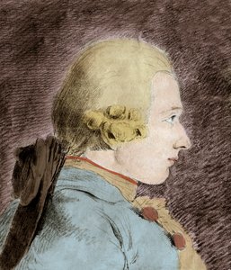 Portret van Donatian Alphonse Francois de Sade (1740-1814) (Markies de Sade) - naar Van Loo