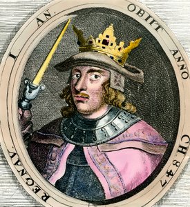 Portret van Erik I Eigod (1056-1103) Koning van Denemarken