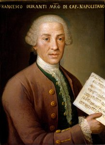 Portret van Francesco Durante, organist en meester van de Napolitaanse kapel door Unknown artist