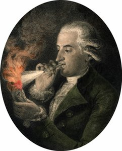 Portret van Francois Pilatre de Rozier (1756-1785), Franse chemicus en luchtvaartpionier. door Unknown artist