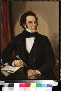 Portret van Franz Schubert