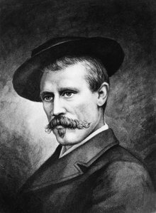 Portret van Fridtjof Nansen (1861-1930), Noorse ontdekkingsreiziger in 1897