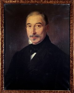 Portret van Gaetan Brizzi, Italiaanse hoornspeler