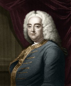 Portret van George Frederick Handel (Georg Friedrich Handel) door Unknown artist