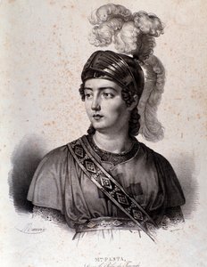 Portret van Giuditta Pasta in Tancredi, opera van Gioacchino Rossini door Unknown artist