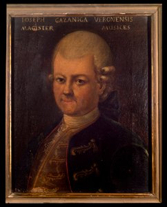 Portret van Giuseppe Gazzaniga (1743-1818) Italiaanse componist