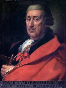 Portret van Ignazio Brocchi, architect door Unknown artist