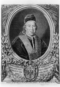 Portret van Innocentius XIII (1655 - 1724).