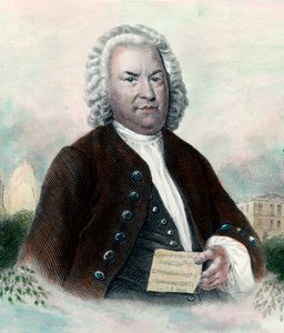 Portret van Jean Sebastien Bach (Johann Sebastian Bach) door Unknown artist