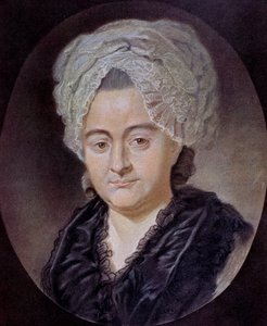 Portret van Katharina Elisabeth Textor