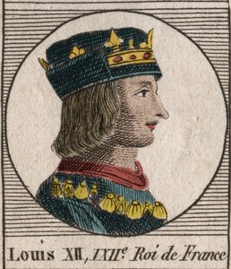 Portret van koning Lodewijk XII door Unknown artist