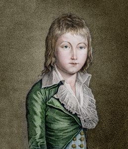 Portret van LOUIS XVII (1785-1795) de dauphin van Frankrijk door Unknown artist