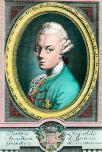 Portret van Leopold II van Oostenrijk, Groothertog van Toscane (1747-1792)
